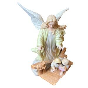 Vintage Lefton 1985 Bethlehem Collection Guardian Angel Figurine 05317 -  Read
